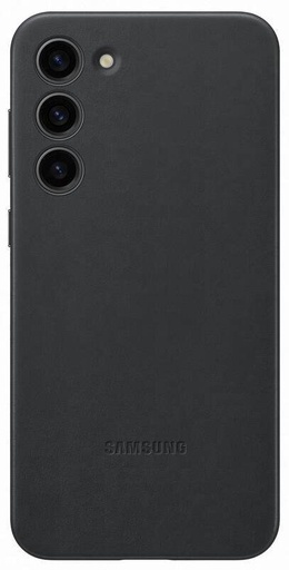 Samsung Galaxy S23+ Leather Hülle (Schwarz)