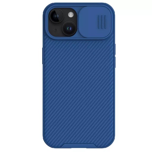 Apple iPhone 15 Nillkin Camshield Pro Backcover (blau)