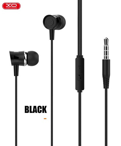 XO EP20 kabelgebunden Kopfhörer, mit Mikrofon, 3,5mm Jack mit Anschluss schwarz