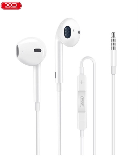 XO S31 kabelgebunden jack 3,5mm Stereo Kopfhörer (Weiß) – mit Steuertaste