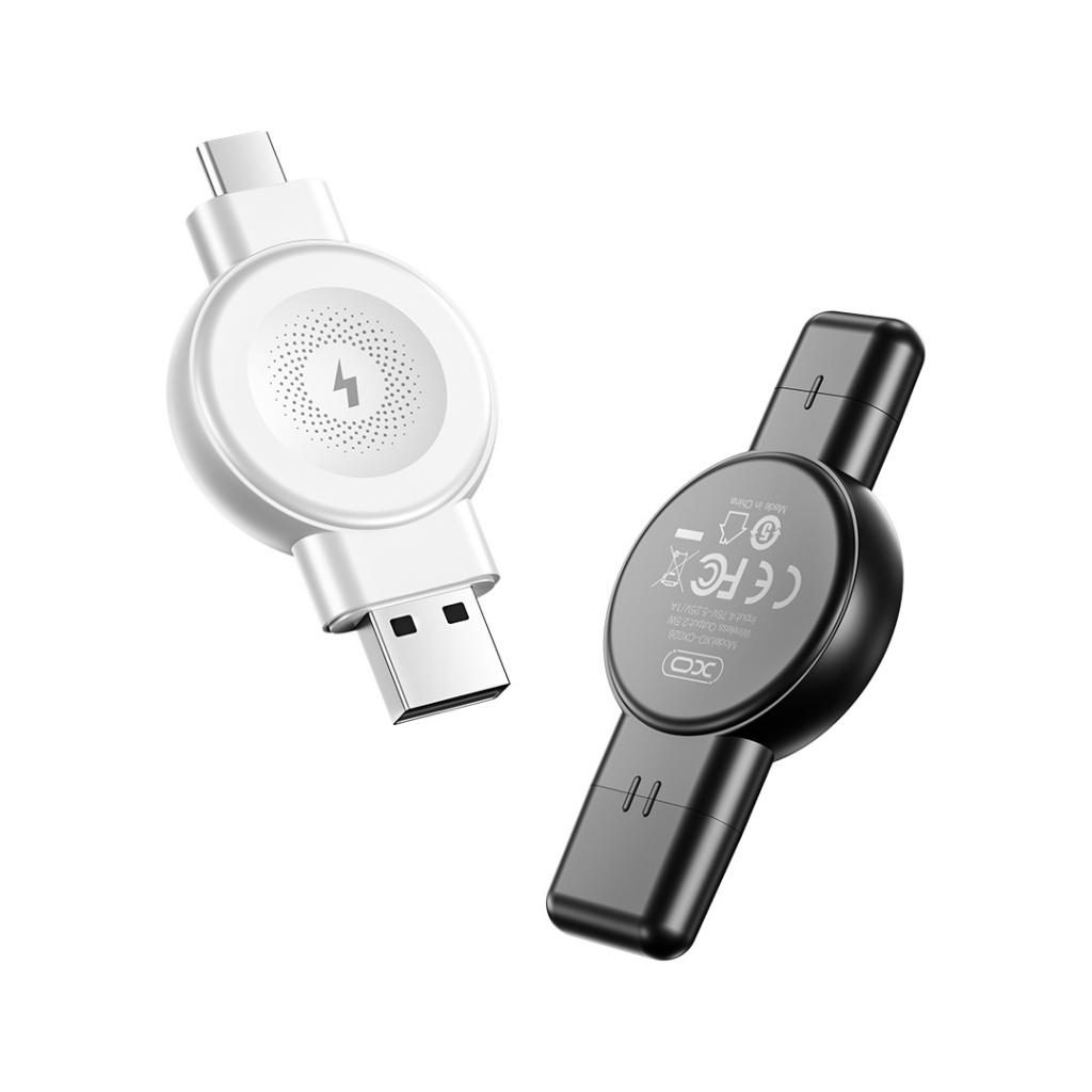 XO CX026 vezeték nélküli Samsung & Apple watch okosóra töltő (Fekete)