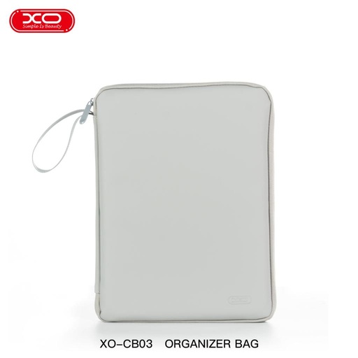 XO CB03 Tasche 10,9" mit Bildschirmdiagonale mit für Tablet, innere mit Tasche a verschiedene Zubehör zur Aufbewahrung (Grau)