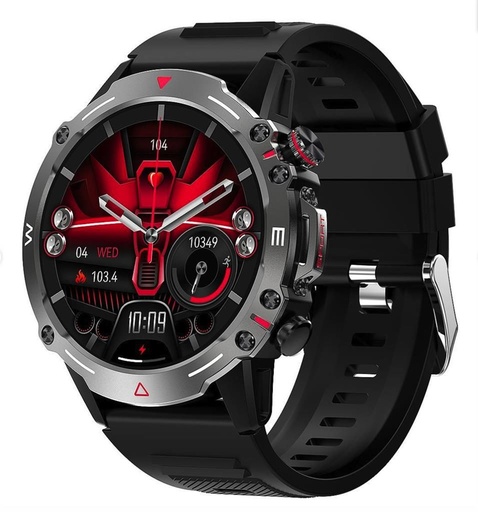 XO J7 AMOLED Smartwatch (Schwarz)