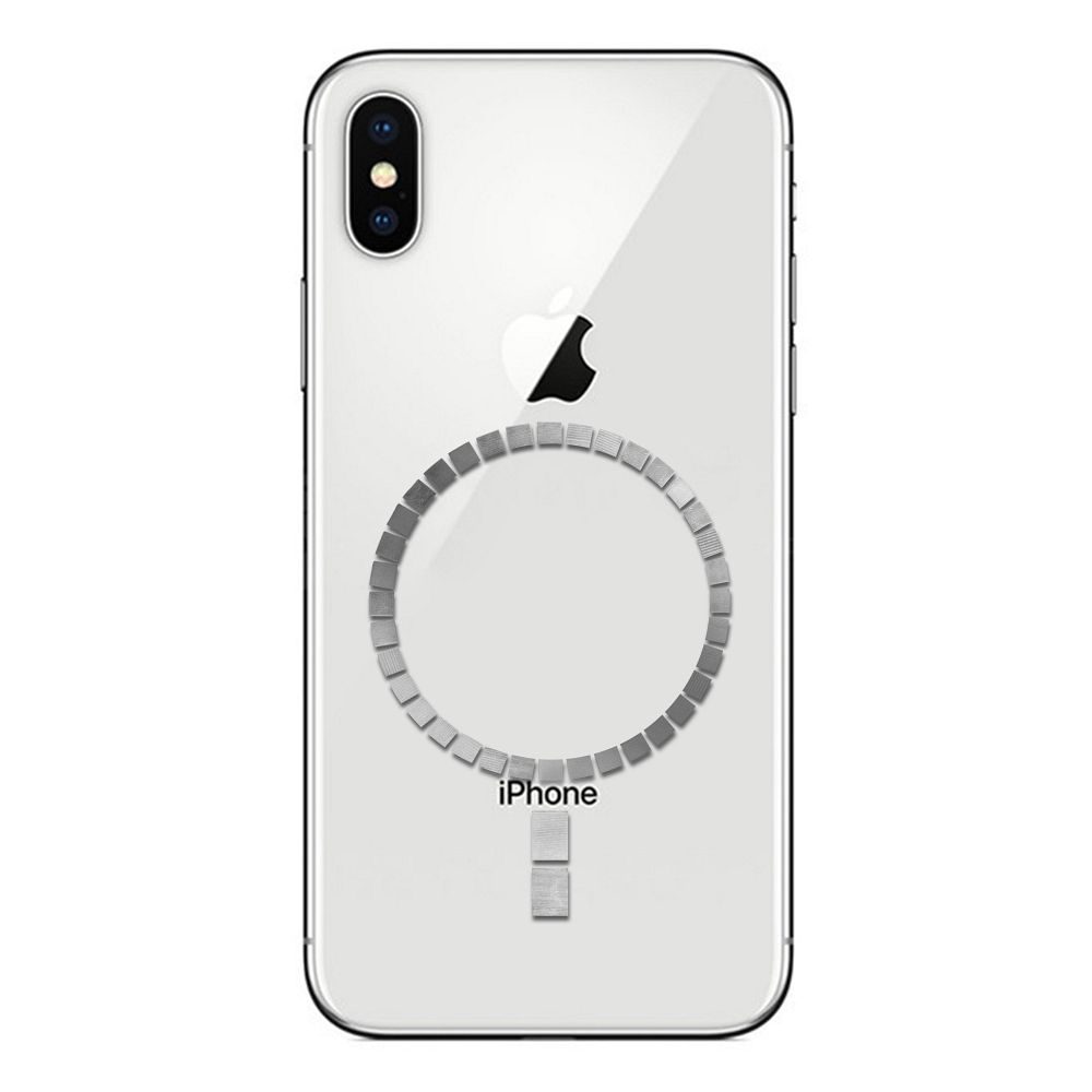 magsafe kompatibilis univerzális fém korong stabilizátorral szürke