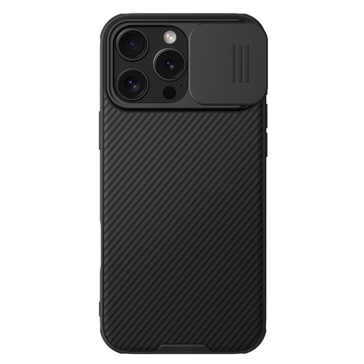Apple iPhone 16 Pro Max Nillkin CamShield Pro MagSafe Backcover (Schwarz)