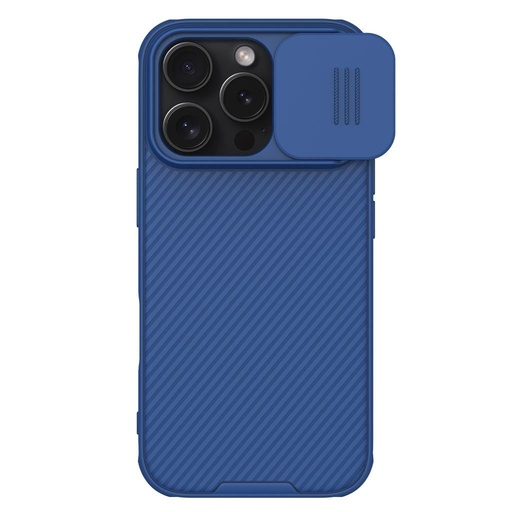 Apple iPhone 16 Pro Nillkin CamShield Pro MagSafe Backcover (Blau)