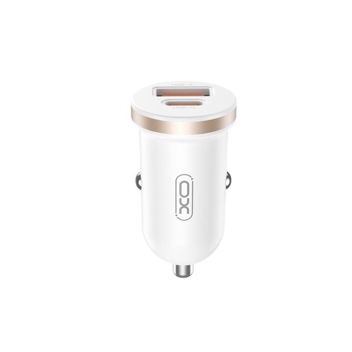 XO CC56 Auto- Schnellladegerät (PD + QC Laden) 30W (Weiß)