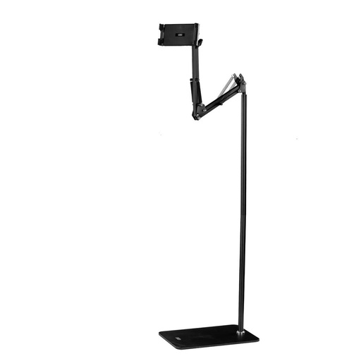 XO C137 Tisch- Handy- und Tablet-Halterung Ständer tragbar Metall Handy/tablet Ständer 135cm magas (Schwarz)