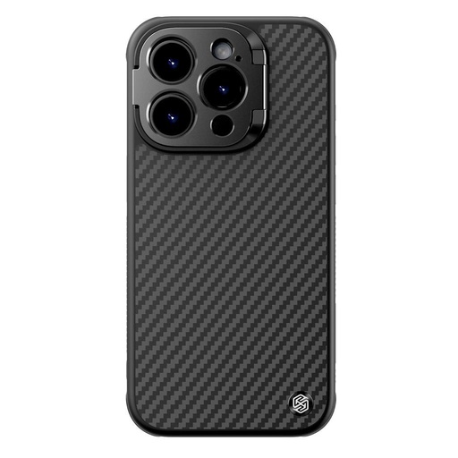 Apple iPhone 15 Pro Nillkin CarboProp aramid magsafe Backcover (Schwarz)
