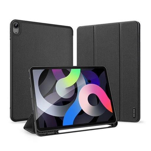 Apple iPad Air 4 10.9 / iPad Air 5 10.9 / iPad Air 6 11 Dux Ducis Domo tablet Hülle (Schwarz)
