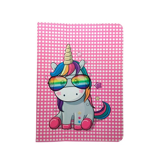 Universell Größe 9.0"-10.0"-ig tablet Hülle (Rainbow Unicorn)