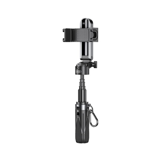 XO SS21 mini Bluetooth Selfie-Stick (Schwarz) – 3 az 1-ben Funktion, kameraasszisztens