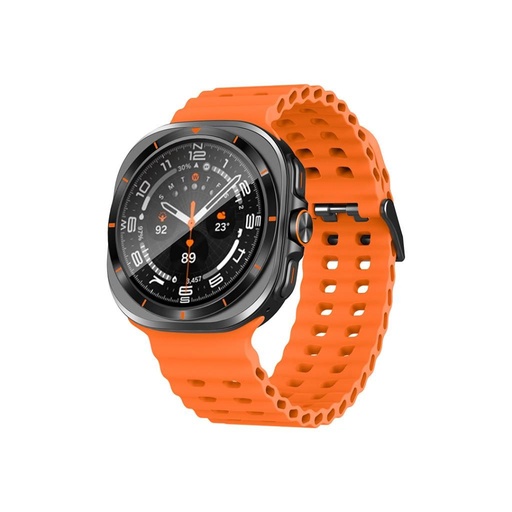 XO Watch Ultra AMOLED Smartwatch (Orange) – Sportuhr, Anrufannahme, groß mit Helligkeit Display