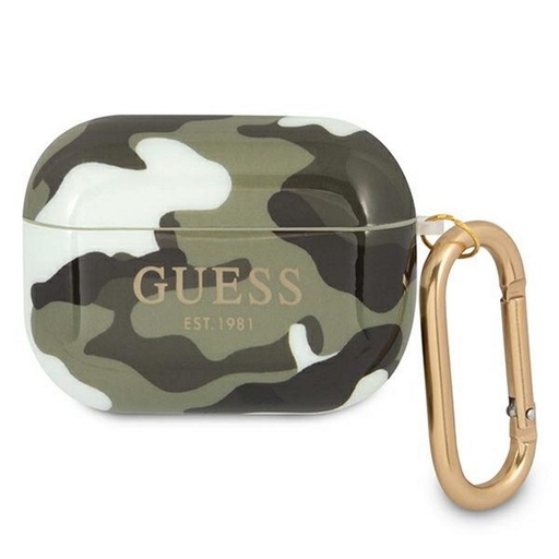 AirPods Pro Guess Camo Hülle (Khaki) - GUAPUCAMA