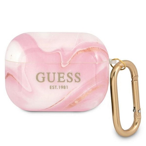 AirPods Pro Guess Marble Hülle (Rosa) - GUAPUNMP