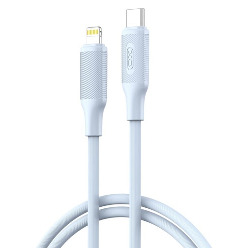 XO NB-Q265A USB-C–Lightning Datenkabel (Blau) – Minimalist Series, 27W