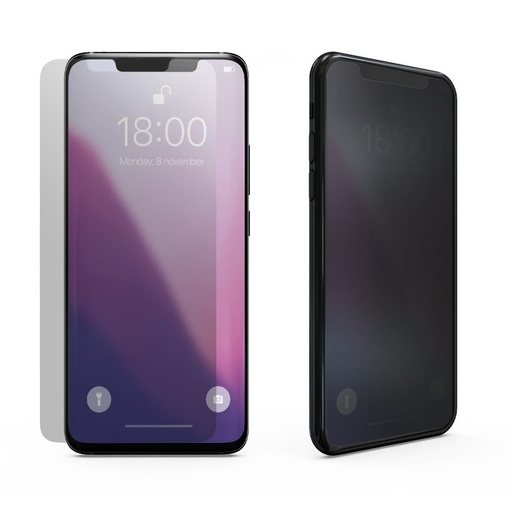 Samsung Galaxy S25 Ultra privacy (Einblick Winkel reduziert) Panzerglas (Transparent schwarz mit Rand)
