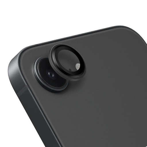 Apple iPhone 16e HÜLLE:ME Kameraschutz (Schwarz)