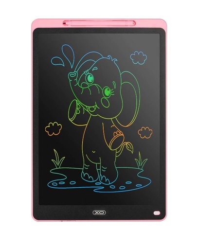 XO V02 LCD Schreibtafel 16" (Rosa) – druckempfindlich Display, mit Löschtaste