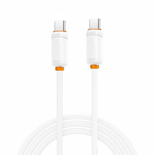 XO NB-Q302B USB-C – USB-C Kabel (Weiß) - 1,0 m - 60W