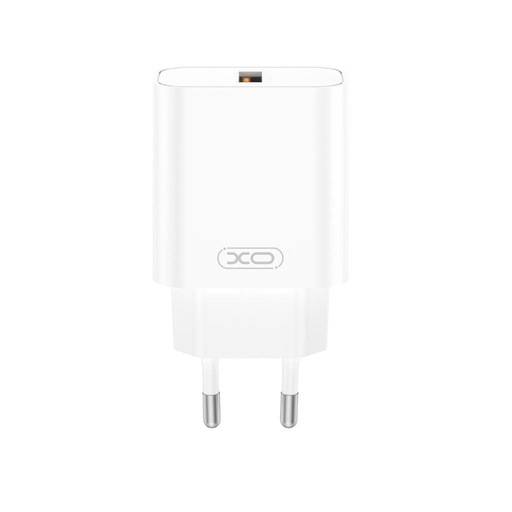XO CE33 Wand- Ladegerät 18W QC3.0 1x USB-A (Weiß)