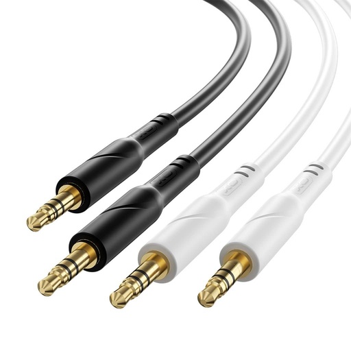 XO NB-R271 audio Kabel 3,5 mm - 3,5 mm egyenes (Weiß) - 1m