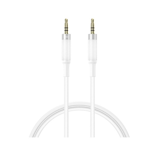 XO NB-R279C 3,5 mm – 3,5 mm audio Kabel (Weiß) - 1,0 m