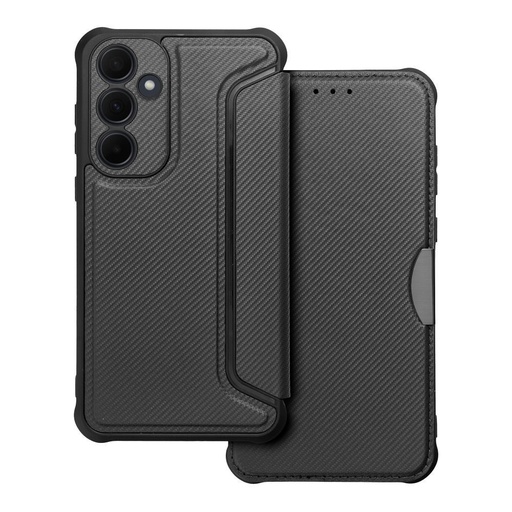 Samsung Galaxy A35 Razor magnetisch stoßfest Klapphülle (Schwarz)
