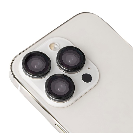 Apple iPhone 17 kamera Schutz Panzerglas (Transparent schwarz mit Rand)