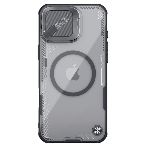 Apple iPhone 16 Nillkin Iceblade Prop magsafe Backcover (Schwarz)
