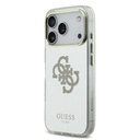Guess PC/TPU Mirror 4G Glitter Logo MagSafe iPhone 17 Pro Max (Arany)