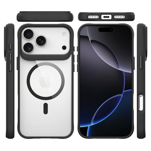 Apple iPhone 17 Pro Max TOKO Combat x mode magsafe Backcover (Schwarz)