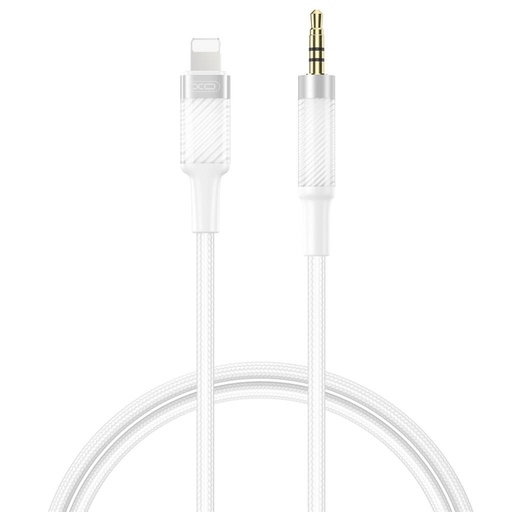 XO NB-R279A Lightning – 3,5 mm audio Kabel (Weiß) – 1,0 m