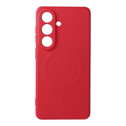 Samsung Galaxy S26 Silicone mag cover magsafe Backcover (Rot)