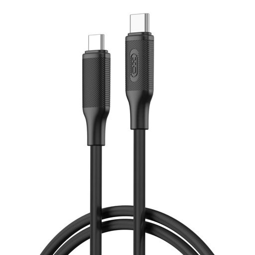 XO NB-Q265B Minimalist Series Type-C-Type-C Datenkabel (Schwarz) - 60W