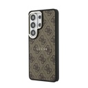Guess PU Leather 4G Gold Frame Magnetic Samsung Galaxy S26 Ultra (Barna)