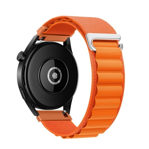 Forcell F-Design FS05 Polyester faserig Riemen Samsung Galaxy Watch 22 mm (Orange)