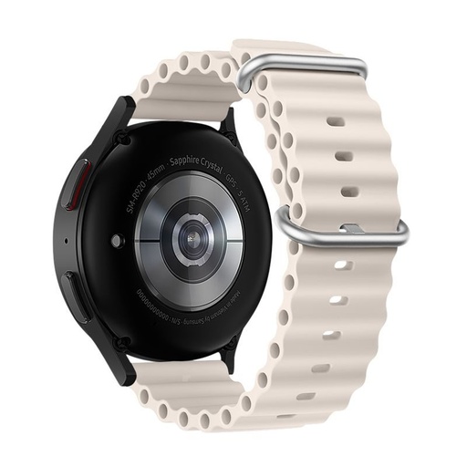 Forcell F-Design FS01 Silikon Riemen Samsung Galaxy Watch 20 mm (Stellar)
