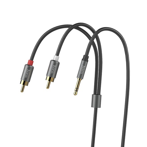 Hoco UPA10 RCA Adapter, metallgrau