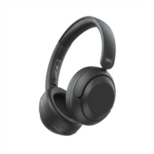 XO BE60 ANC drehbar und zusammenklappbar Metall Bluetooth Kopfhörer (Schwarz)