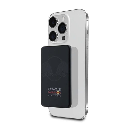 Rot Bull Two Bulls Logo MagSafe Powerbank 5000mAh (Dunkelblau)