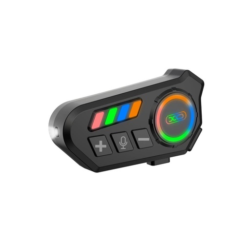 XO BE56 sisakra montierbar LED headset (Schwarz)