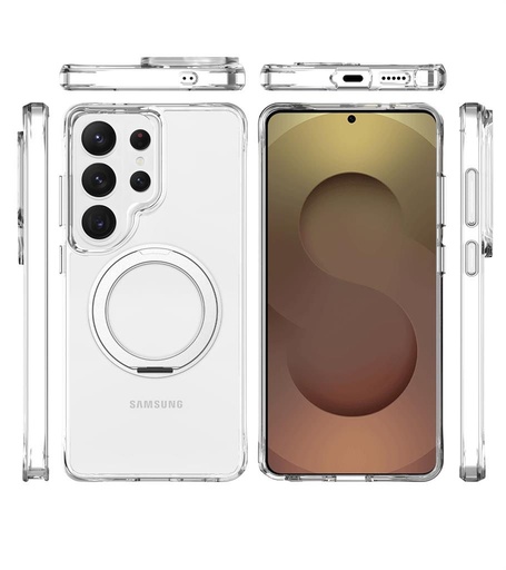 Samsung Galaxy S26 Ultra TOKO Pure MagSafe 360 ring Backcover (Silber)