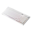 AVAX GM03 PRO 98% Gasket RGB Tri-mode mechanikus billentyűzet (Fehér) - Gateron yellow kapcsoló, magyar kiosztás