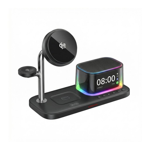 XO CX045 5-in-1 smart Ladestation (Schwarz) - 25W