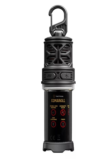 Tactical KomarKill Mückenschutz und LED Lampe powerbank mit Funktion