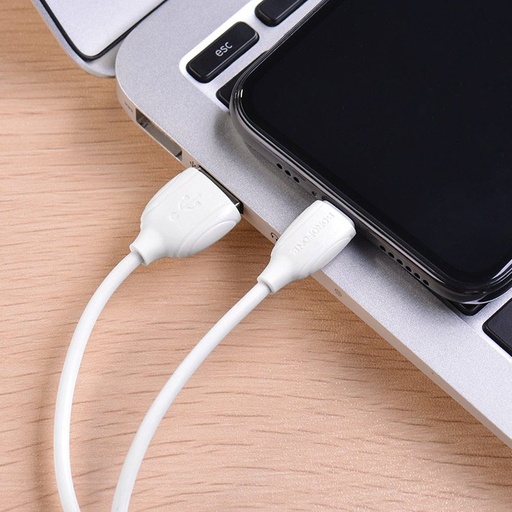 Borofone BX19 lightning Kabel, 1m, weiß