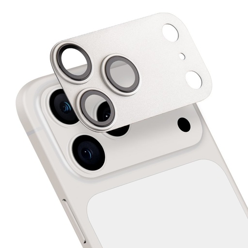 Apple iPhone 18 Pro Max HÜLLE:ME Camera Lens Glass kamera sziget Schutzglas (Silber)