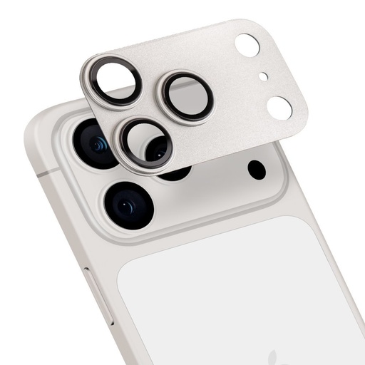 Apple iPhone 18 Pro HÜLLE:ME Camera Lens Glass kamera sziget Schutzglas (Silber)