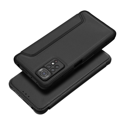 Xiaomi Redmi 10C Razor magnetisch stoßfest Klapphülle (Schwarz)
